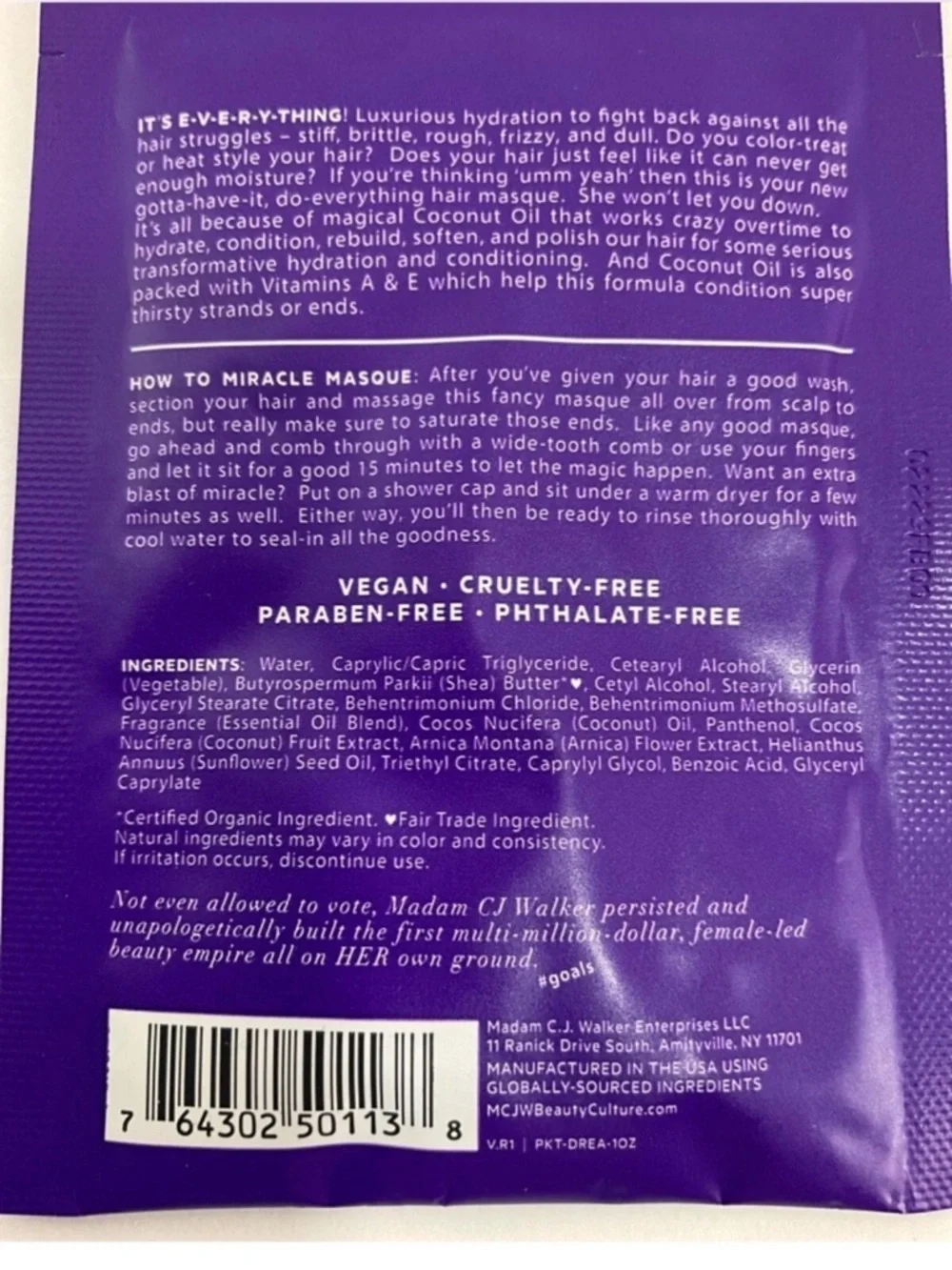 MOTF Dream Come True Moisturizing Masque & Inches Strengthening Treatment